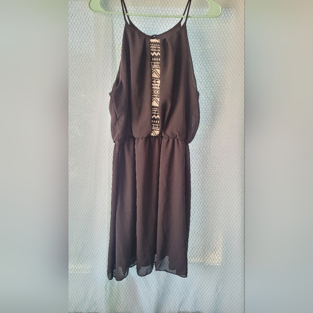 Style Rack Black Dress Sz L